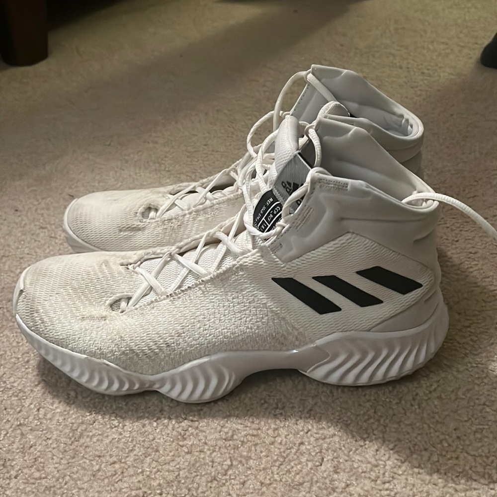 Adidas Worn Basketball Shoe